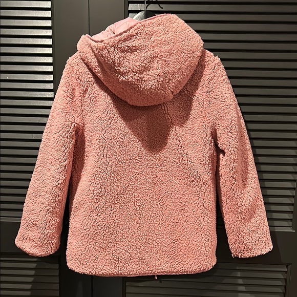 Crewcuts Primaloft Girl’s Reversible Pink Quilted Sherpa Jacket, Size XL - Picture 13 of 13